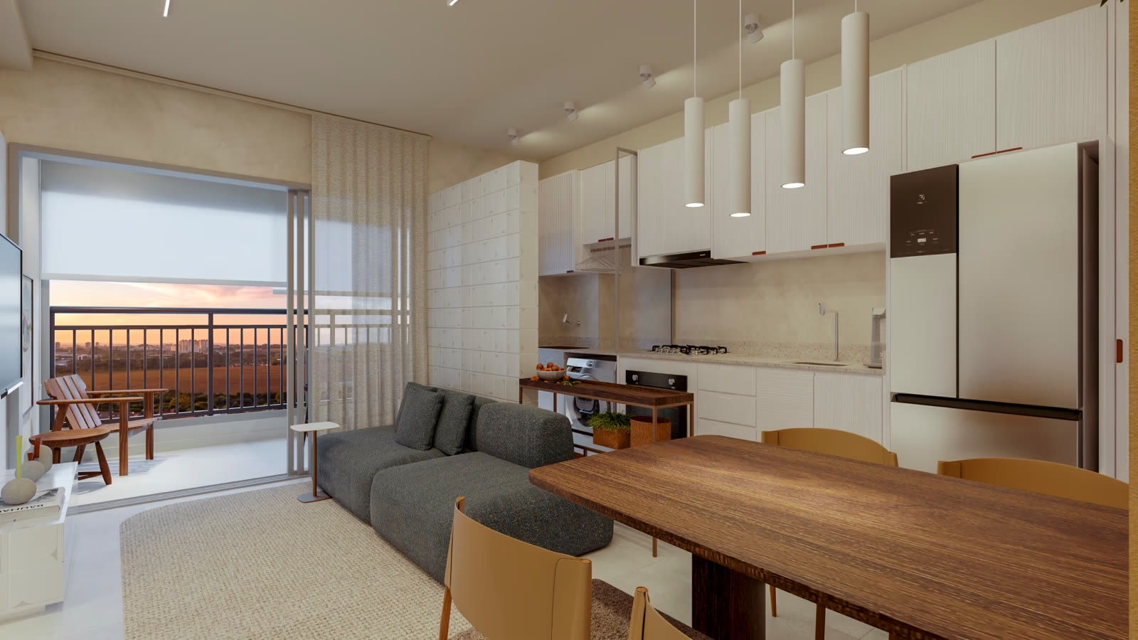 Apartamento de 65 m² no Riviera Home Resort