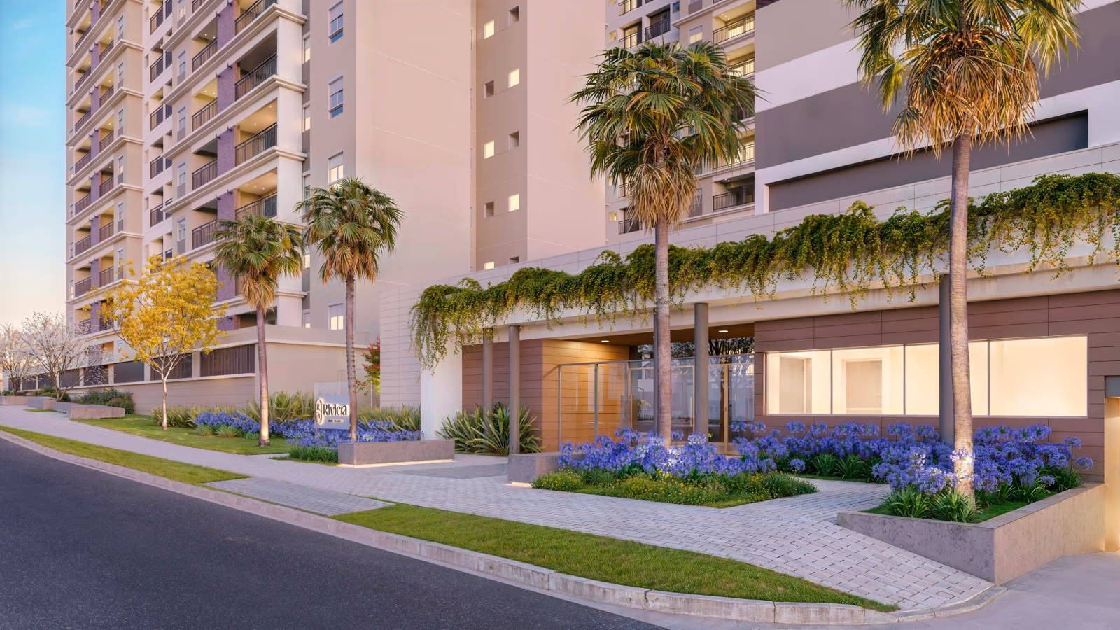 Fachada do Riviera Home Resort