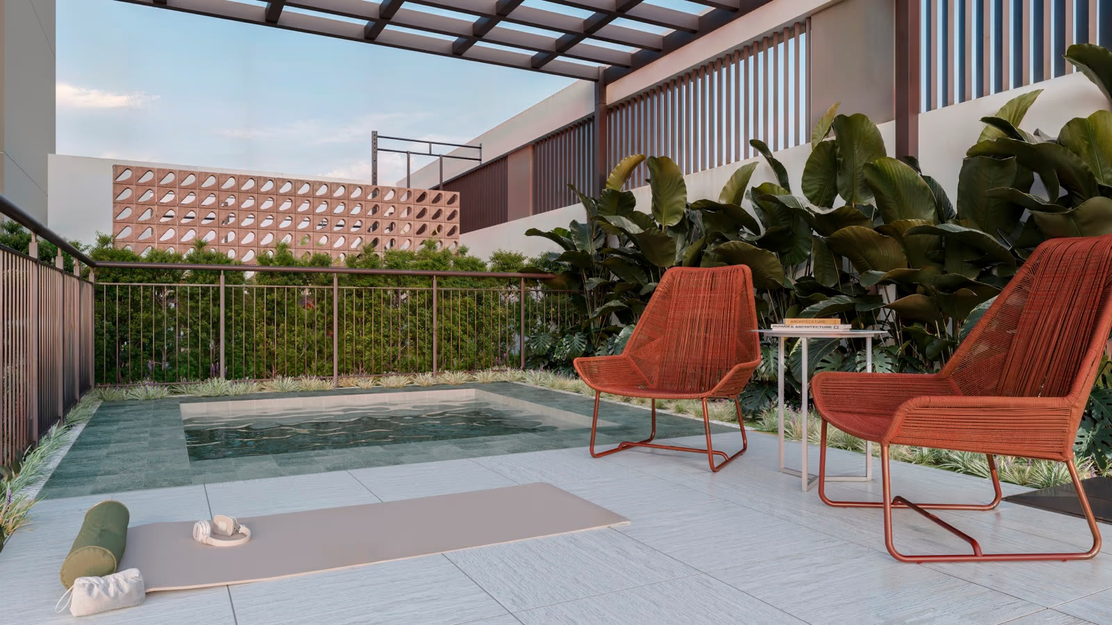 Spa pergolado
