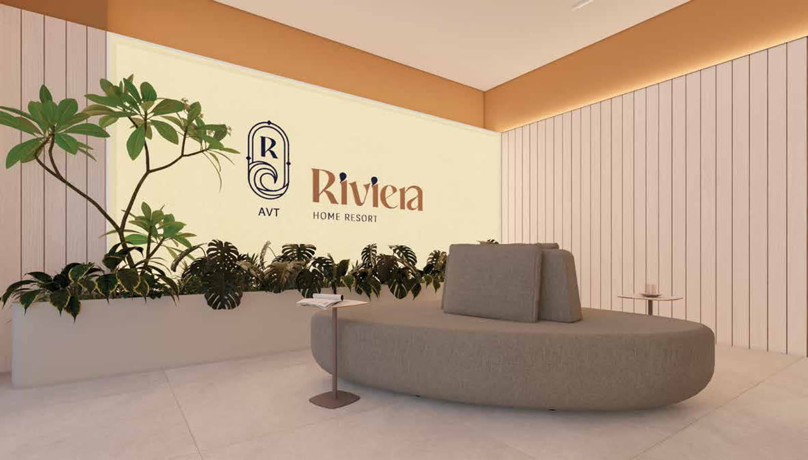 Lobby e áreas comuns do Riviera Home Resort